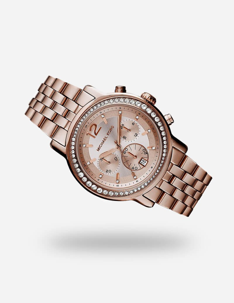 Rose Gold Analogue Watch - Image 3