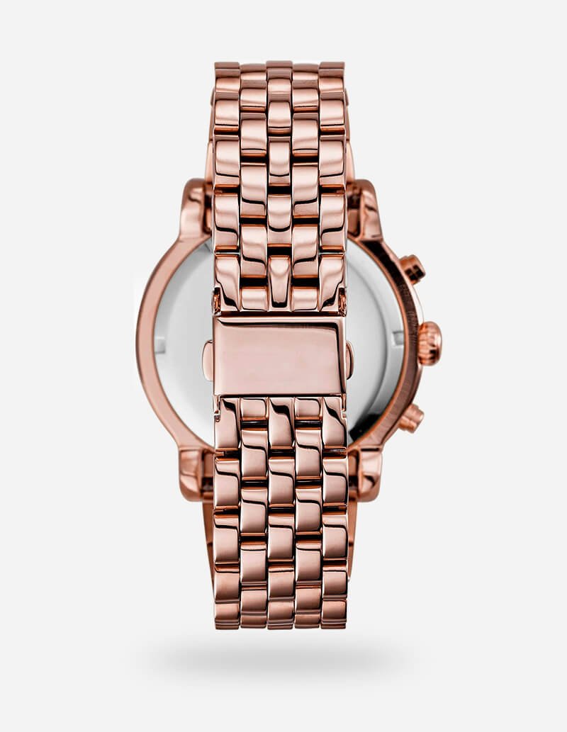 Rose Gold Analogue Watch - Image 2