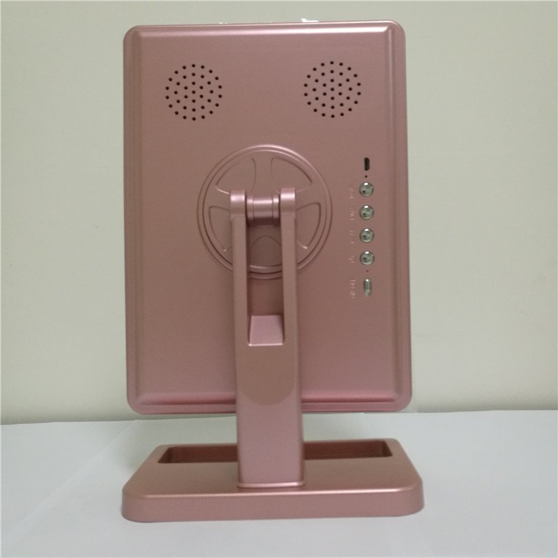 Touch Screen Makeup Mirror With 20 LED Light Bluetooth Music Speaker 10X Magnifying Mirrors Lights - Image 3