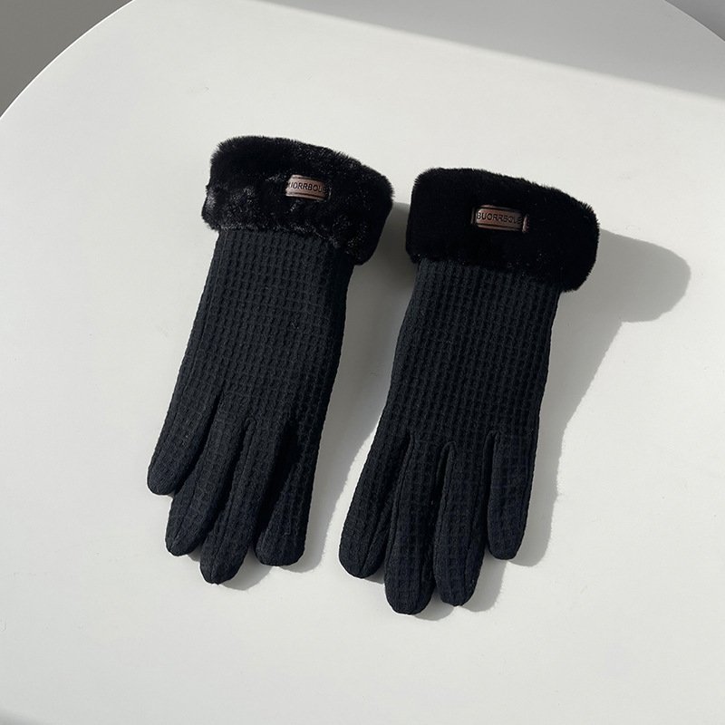 Winter Women's Thick Warm Touch Screen Gloves - Image 9