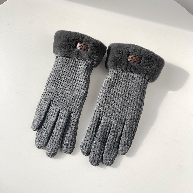 Winter Women's Thick Warm Touch Screen Gloves - Image 5