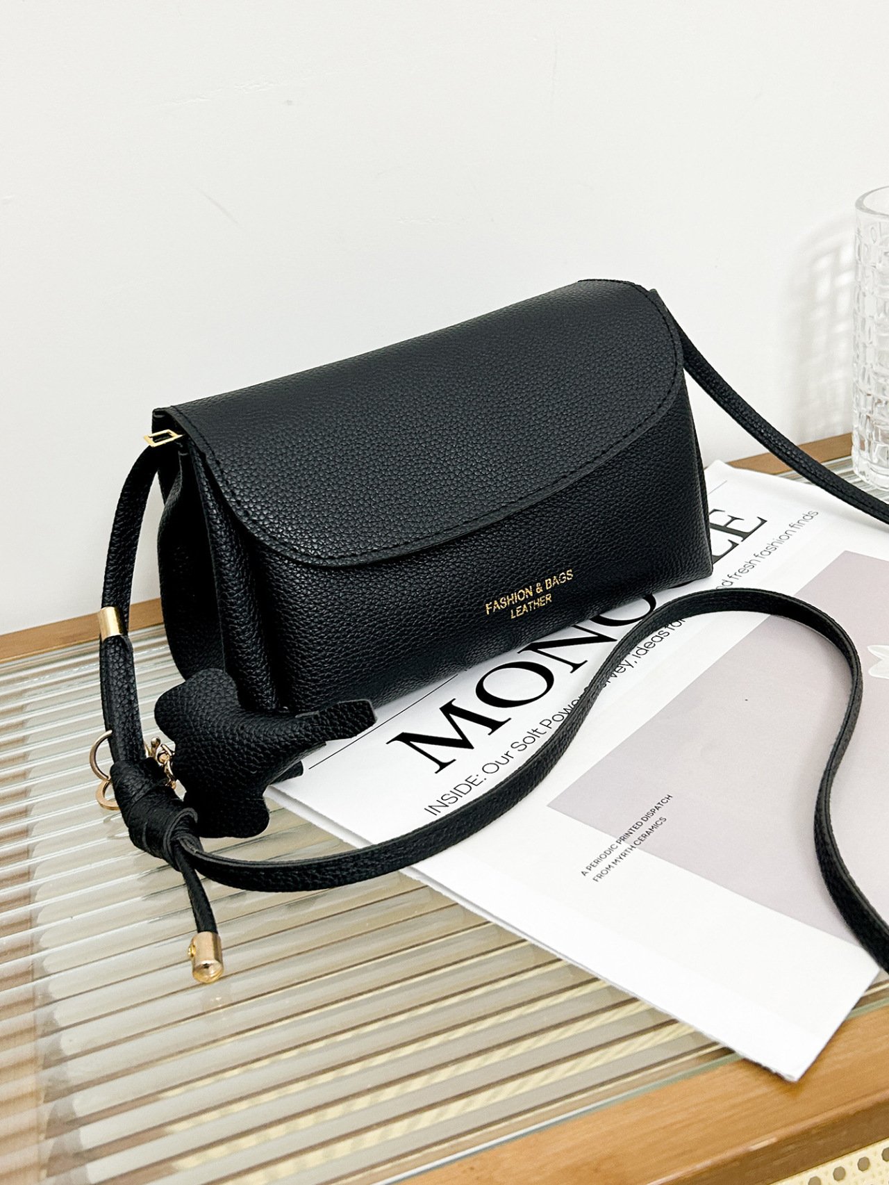 Soft-shoulder Versatile Fashionable Solid-color Casual Single-shoulder Bag - Image 2