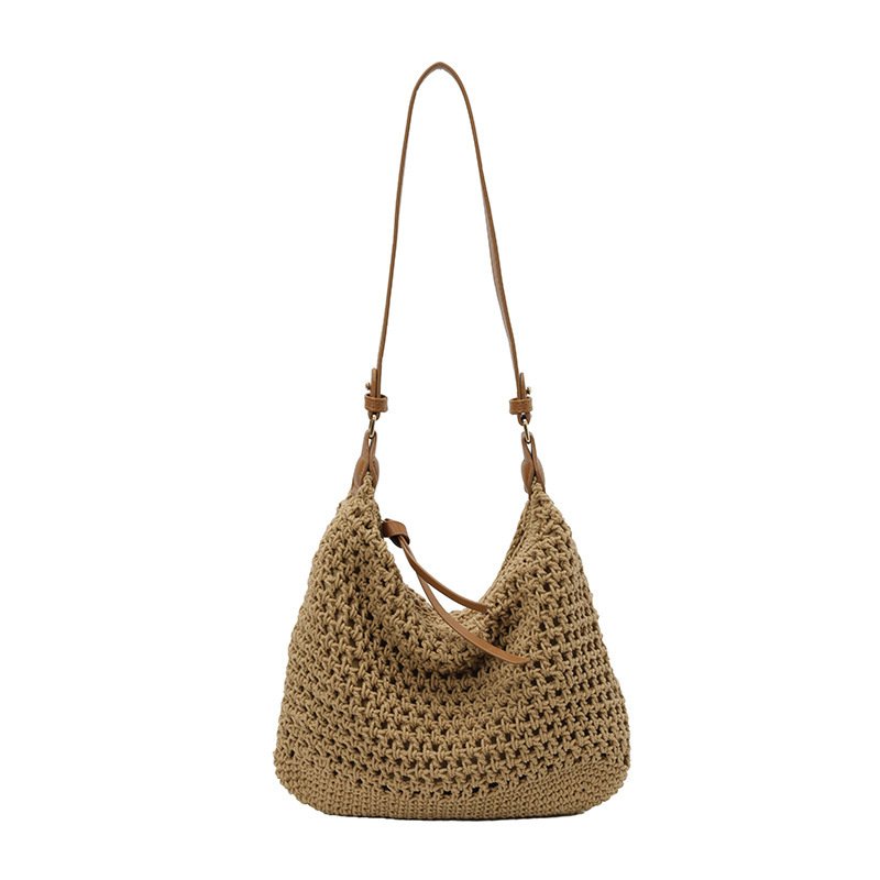 Handheld Shoulder-worn Casual Woven Crossbody Bag - Image 6