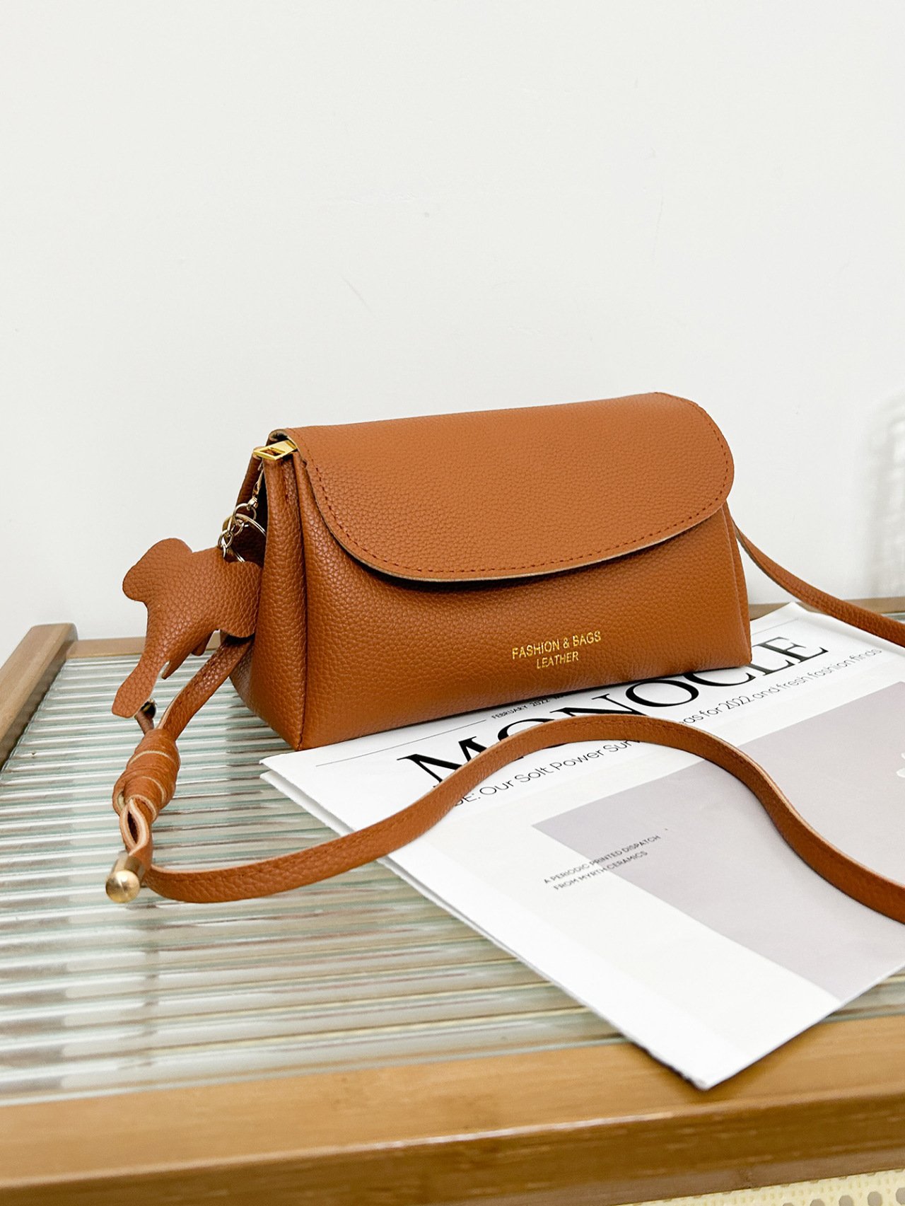 Soft-shoulder Versatile Fashionable Solid-color Casual Single-shoulder Bag - Image 7