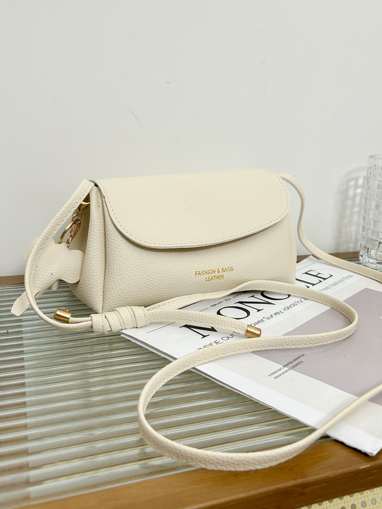 Soft-shoulder Versatile Fashionable Solid-color Casual Single-shoulder Bag - Image 5