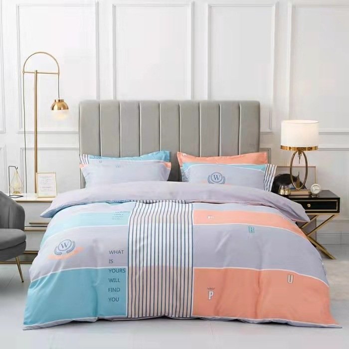 Thickened Brushed Four-piece Winter Bed Sheet And Duvet Cover Three-piece Bedding Set - Image 9