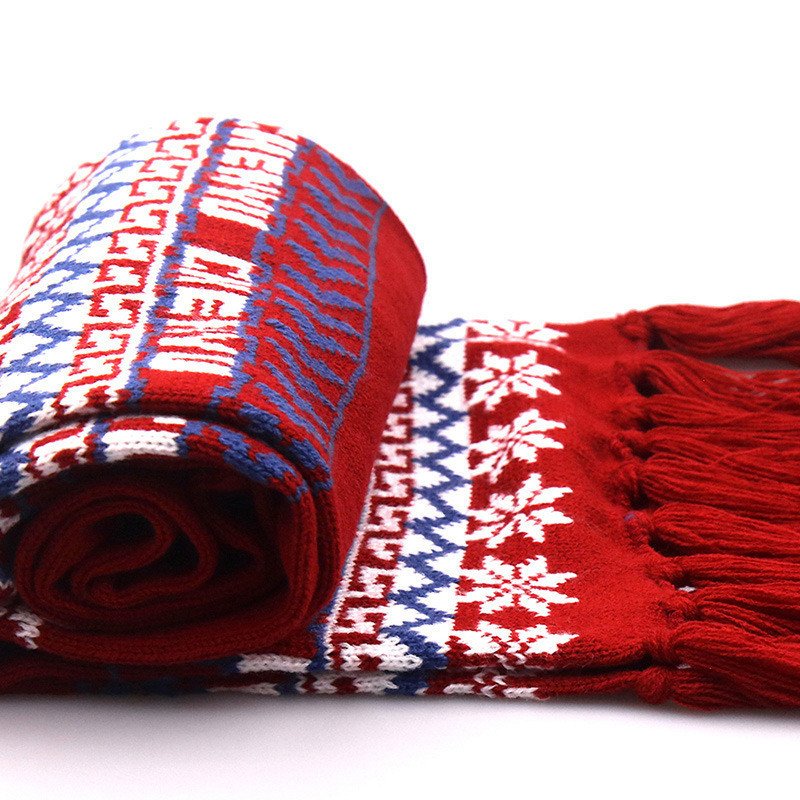 Winter Warm Wool Knitted Hat Scarf Gloves - Image 4