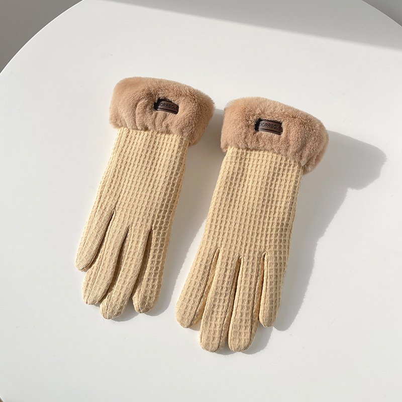 Winter Women's Thick Warm Touch Screen Gloves - Image 7